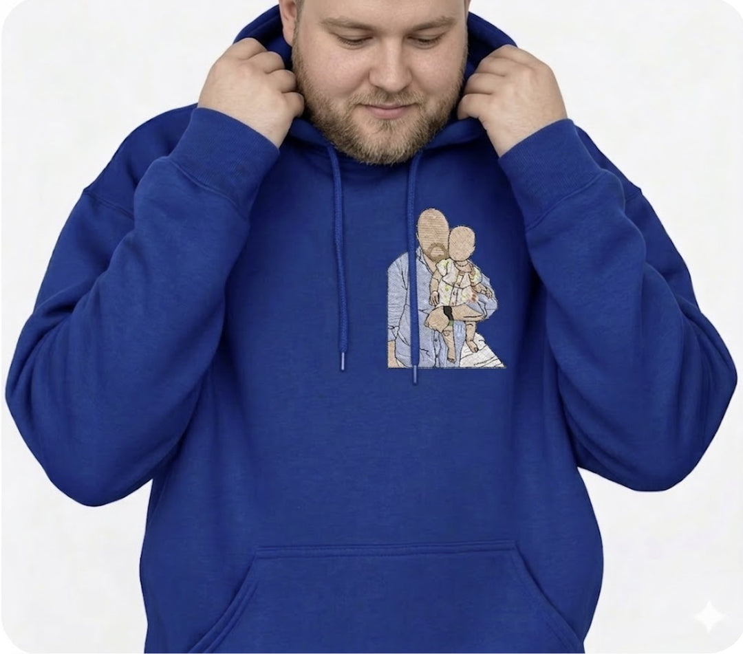 Bluza haft z Twojego zdjęcia  FOTO tata mama prezent pamiątka